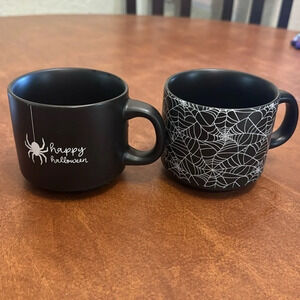 AB-20 Walgreen Co. Halloween Spider Ceramic Mug Set of  2